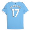 Manchester City De Bruyne 17 Hjemmedrakt 2025-26 Kortermet Manchester City De Bruyne 17 Hjemmedrakt 2025-26 Kortermet